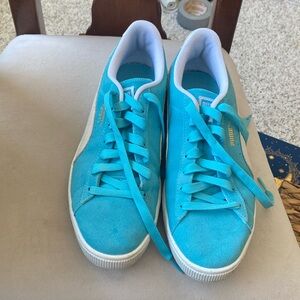 Puma bright blue Maersk sneakers